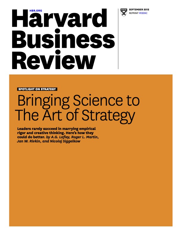 Bringing Science to the Art of Strategy