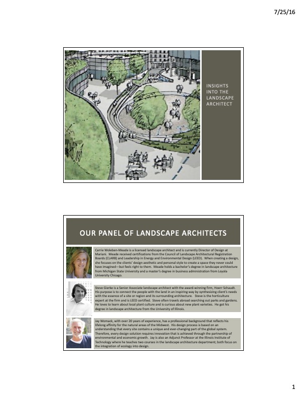 Landscape architect study cover